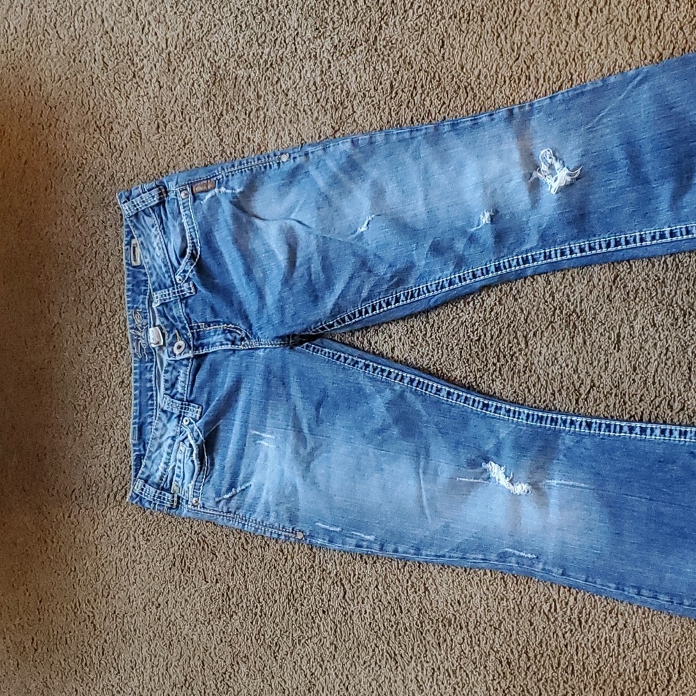 Silver jeans
